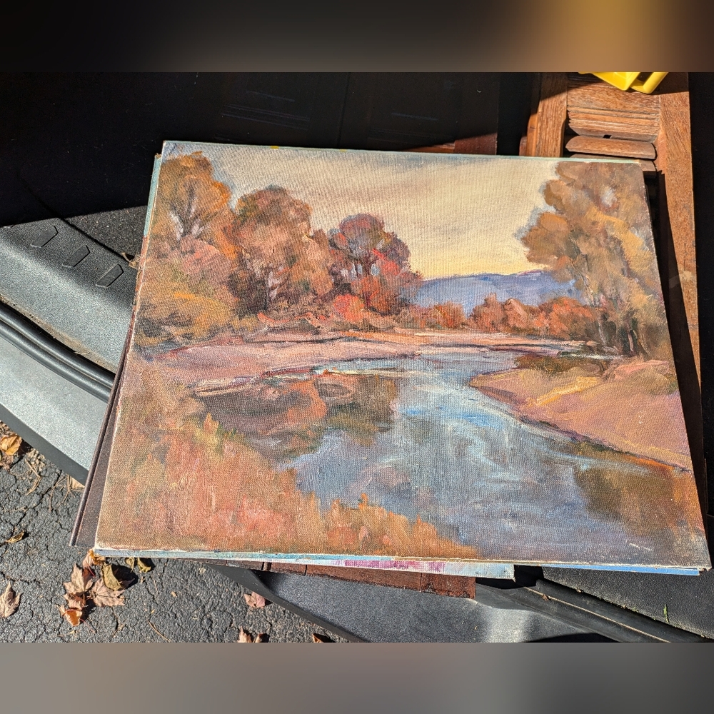 Handmade landscape painting 16" by20"